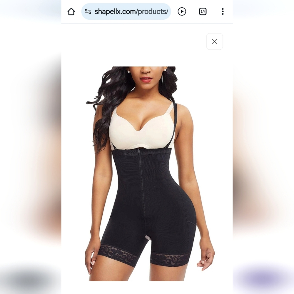 SHAPELLX Black Convertable Shapewear